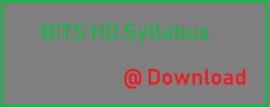 BITS HD Syllabus